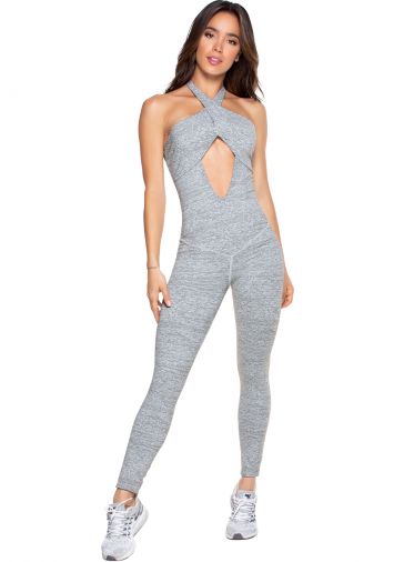 Babalú Polyester Jumpsuit Unique Size 93723 gray